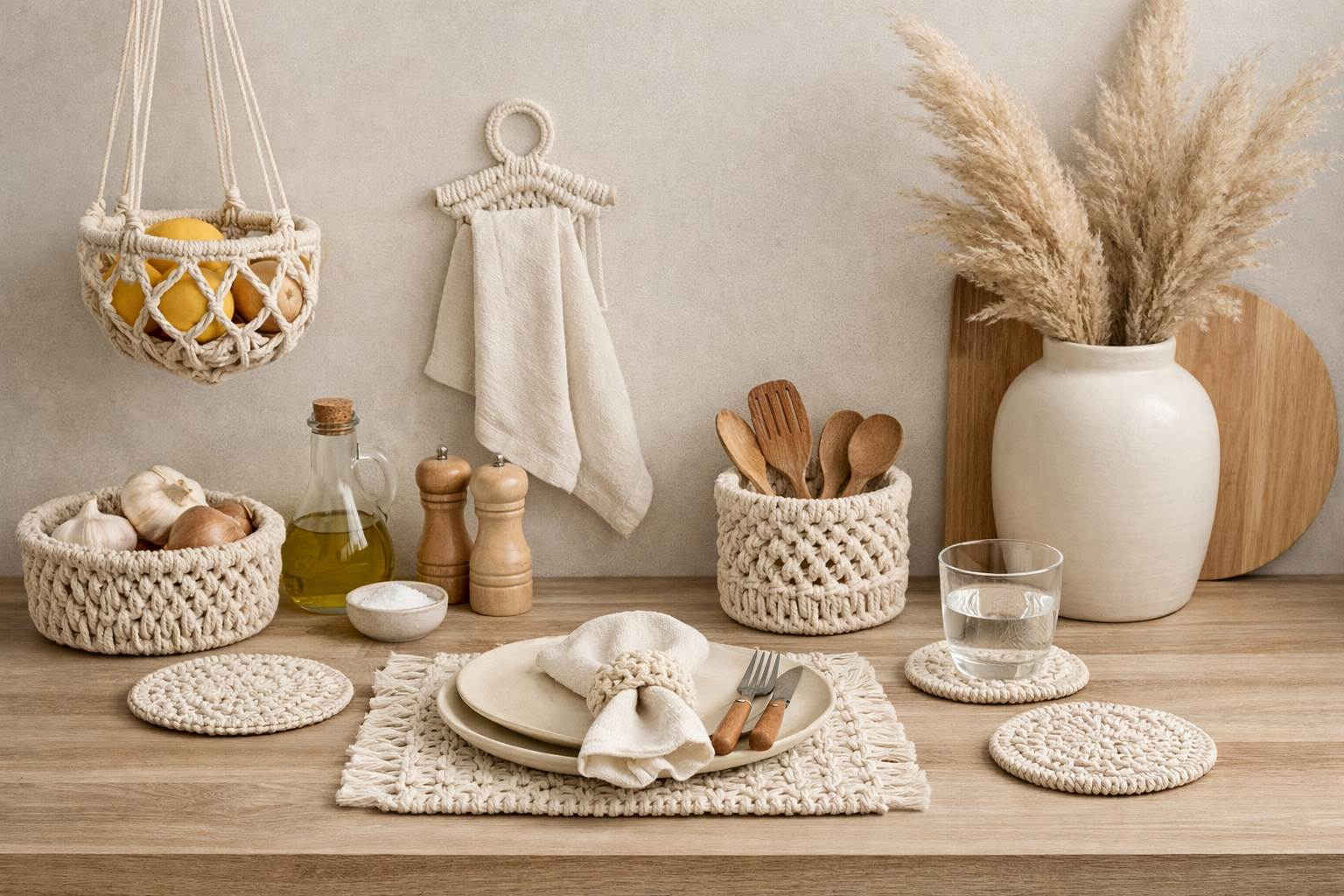 Cuisine et arts de la table tissés