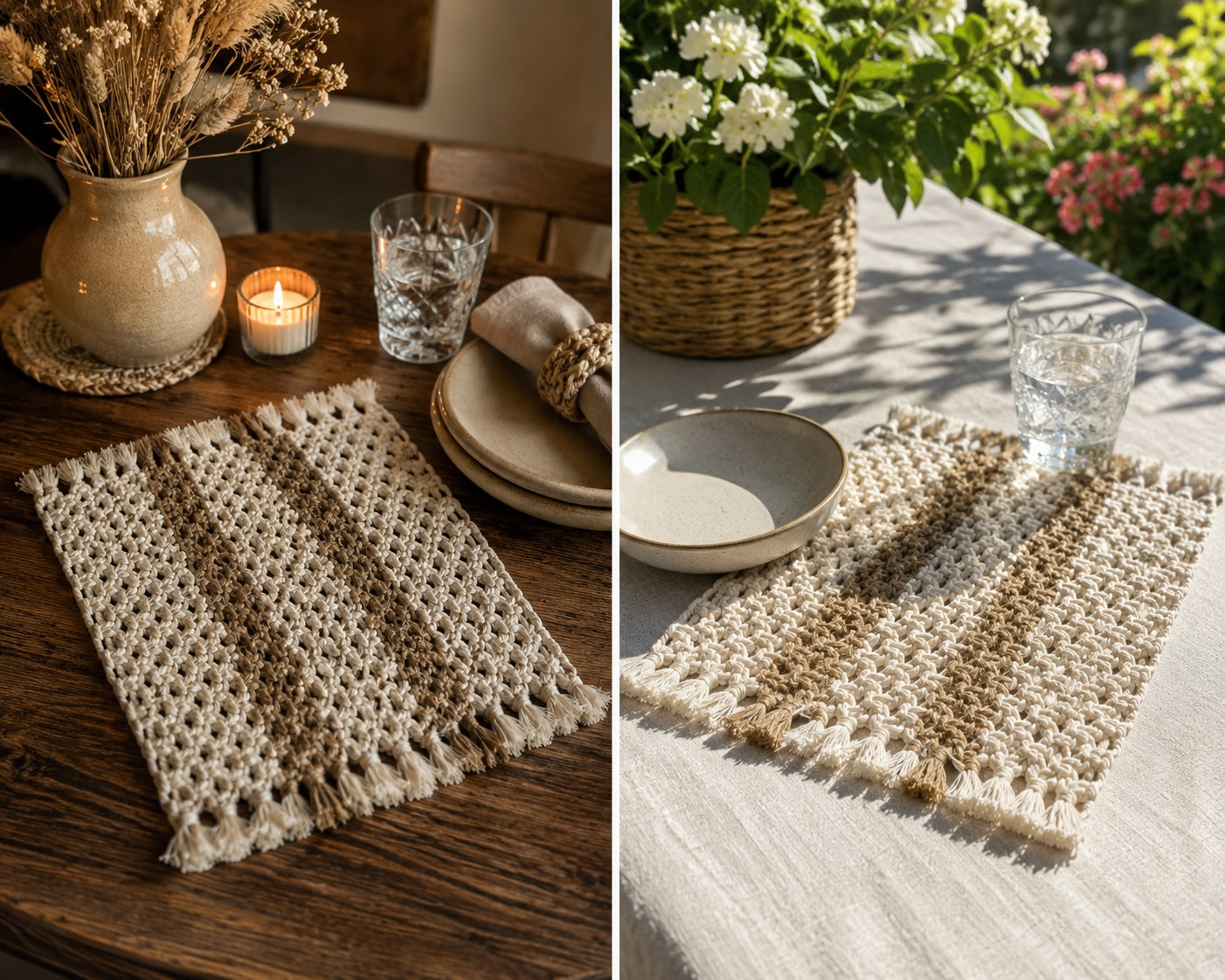 Set de table Morgane — Jute naturel