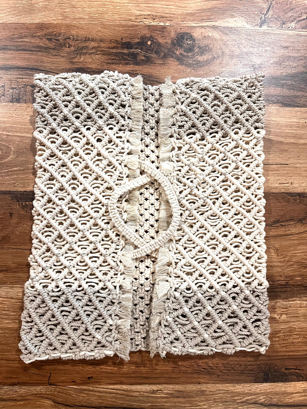 sac à tarte en macramé "Le pauline"