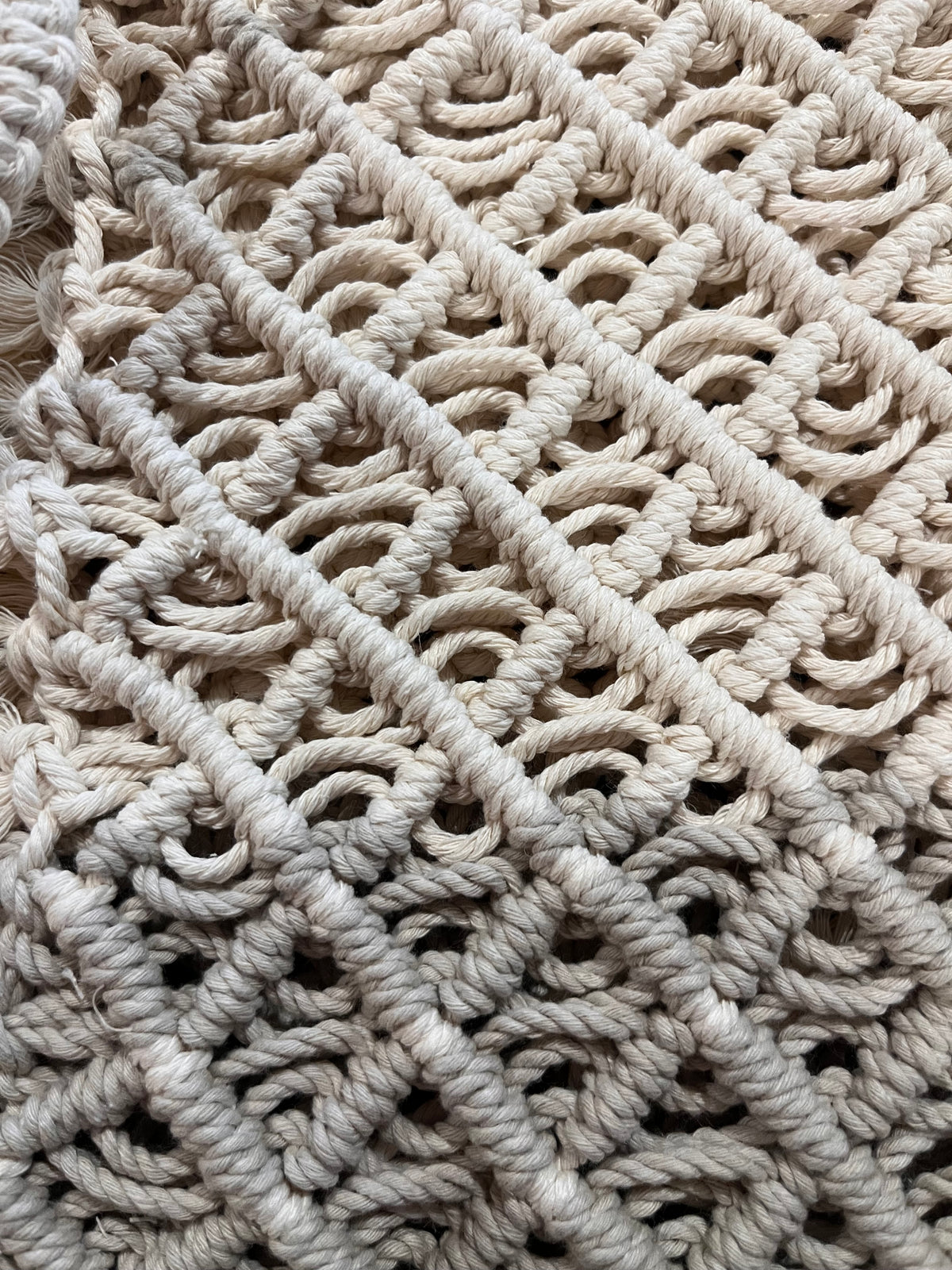 sac à tarte en macramé "Le pauline"