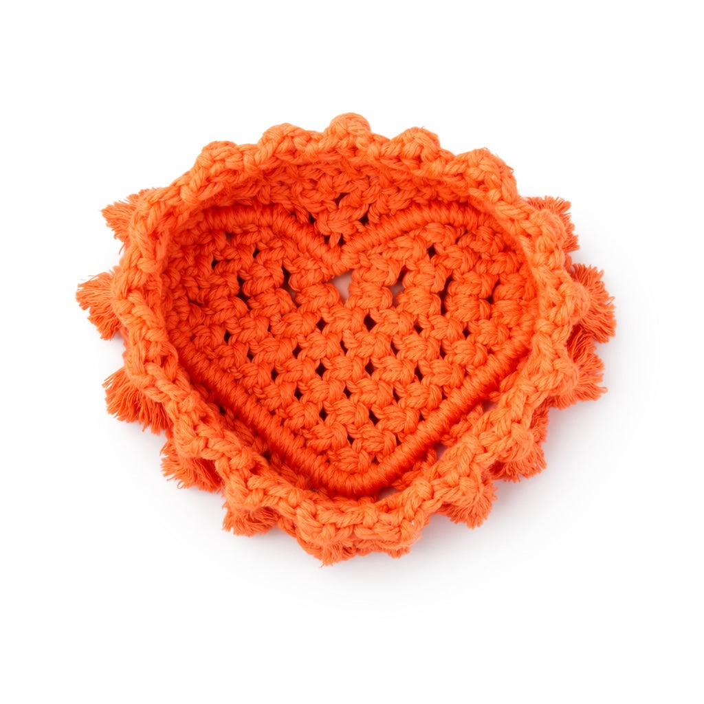 "Les petits flashy" Panier en macramé personnalisable