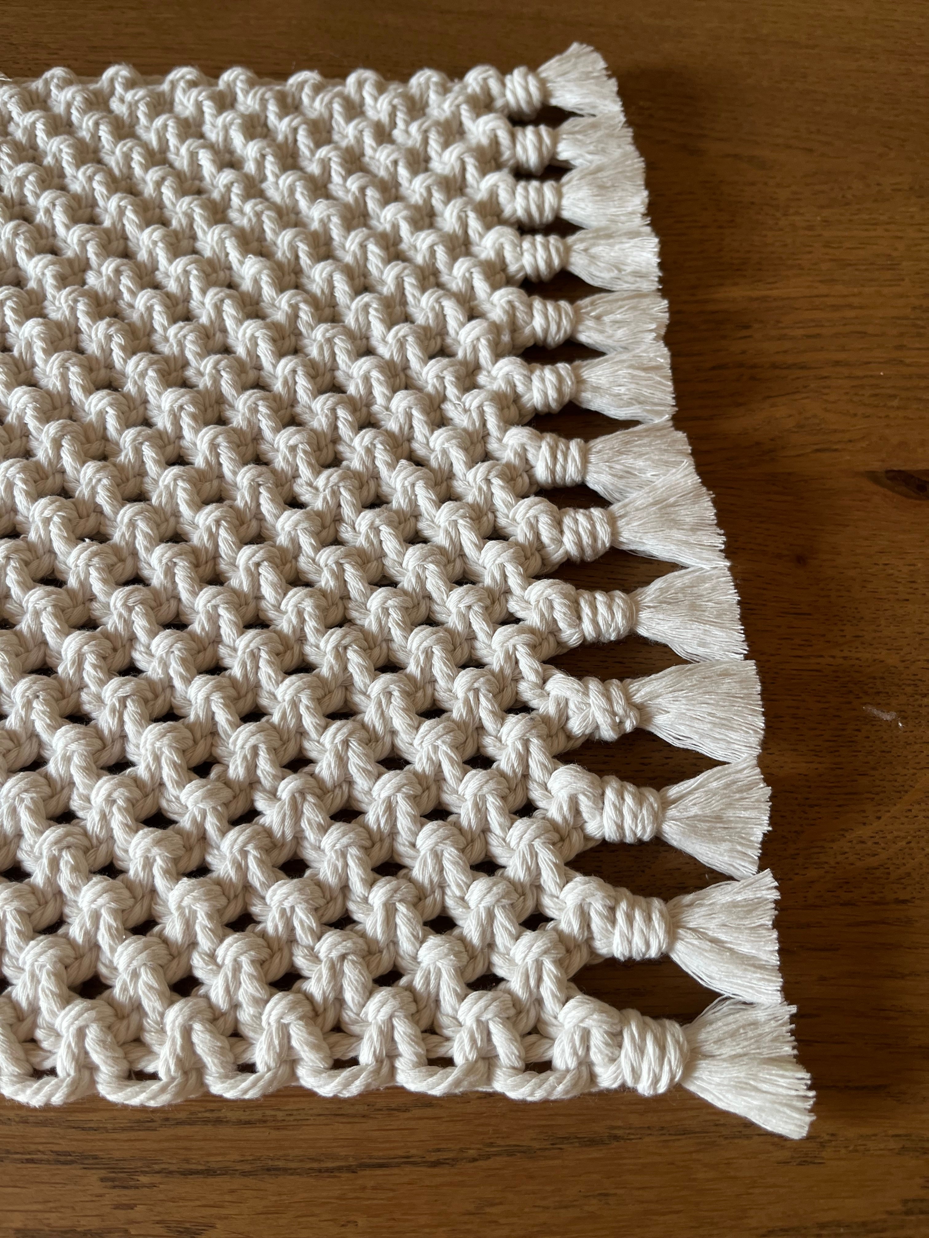 Pack art de la table en macramé/ collection Morgane