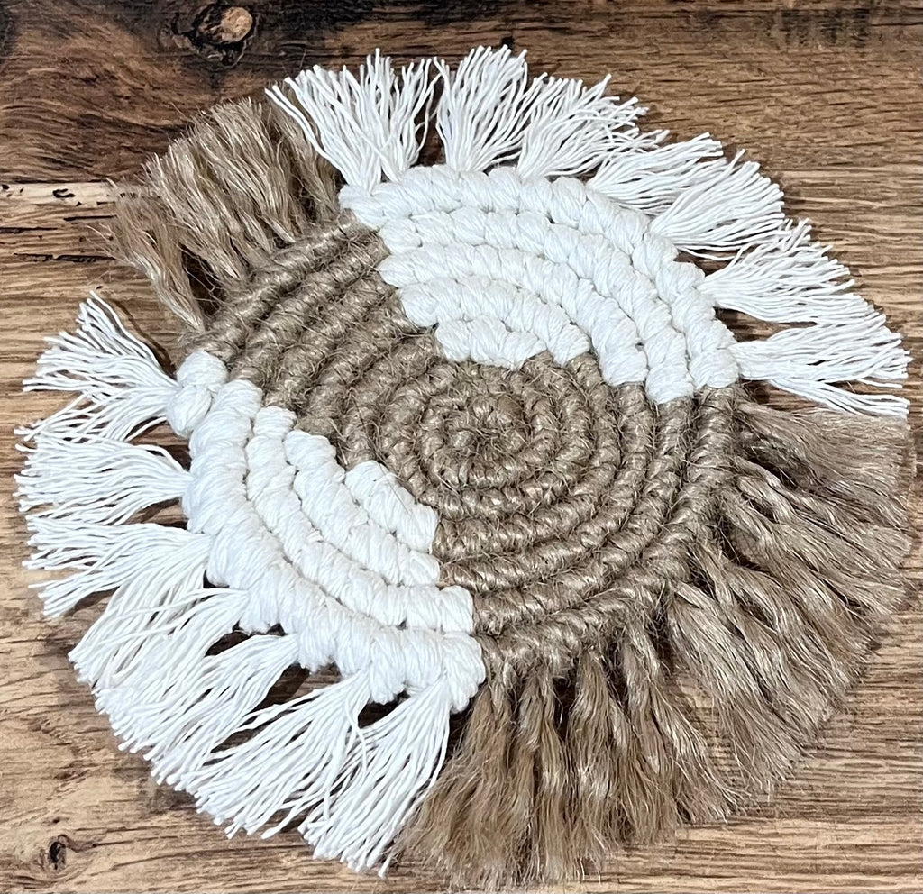 Sous-verre Olivia — Jute naturel