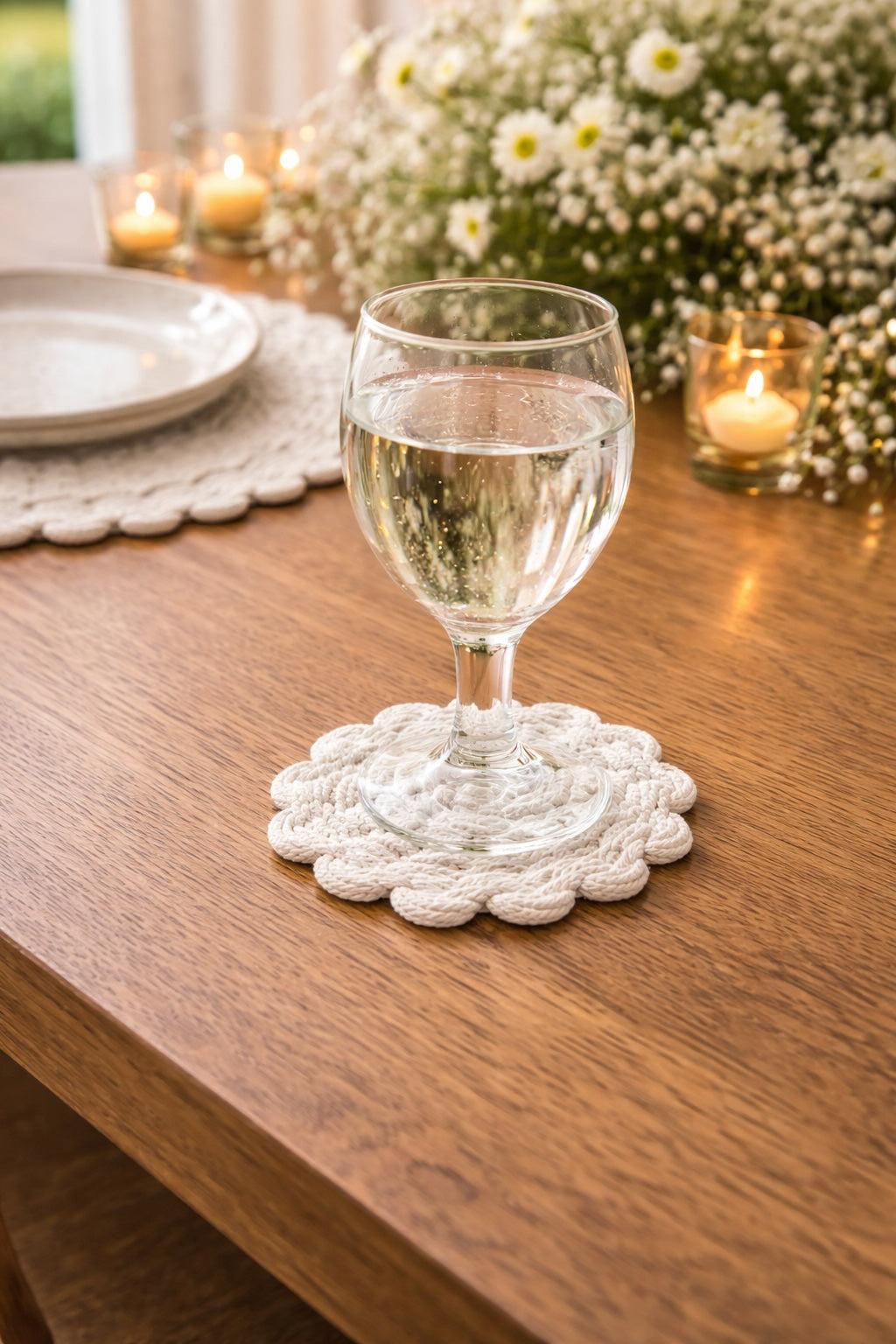 Pack art de la table en macramé/ collection Olivia